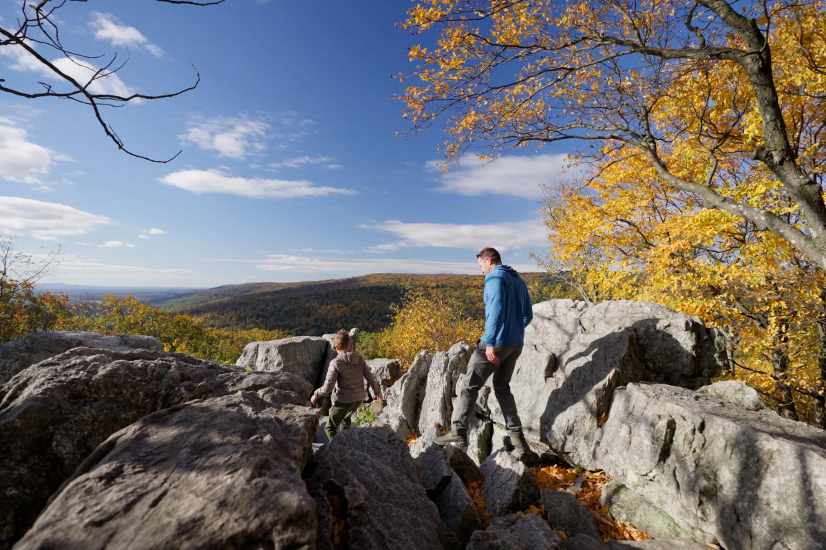 Chimney Rock in the Fall