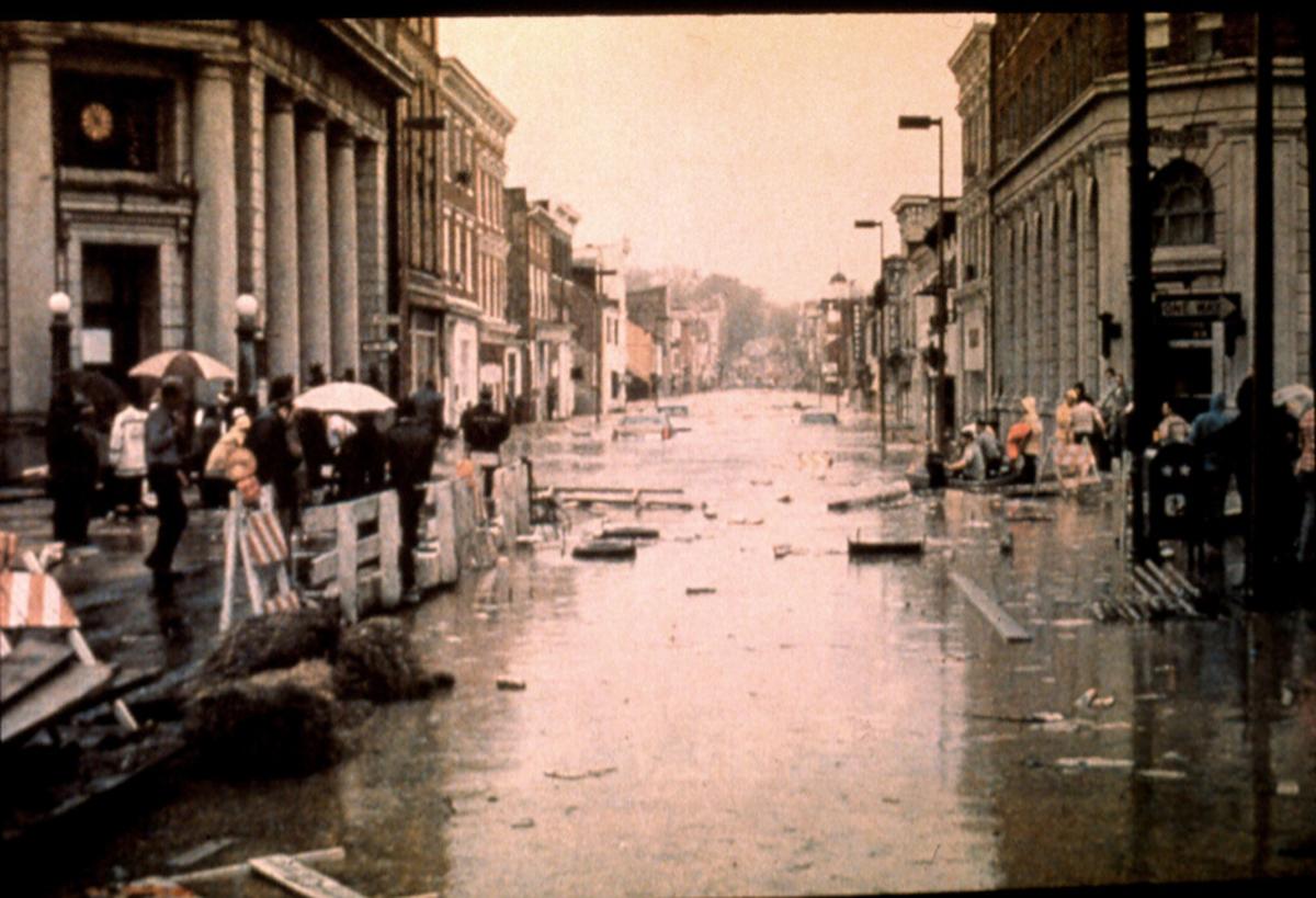 Carroll Creek Flooding in October 1976
