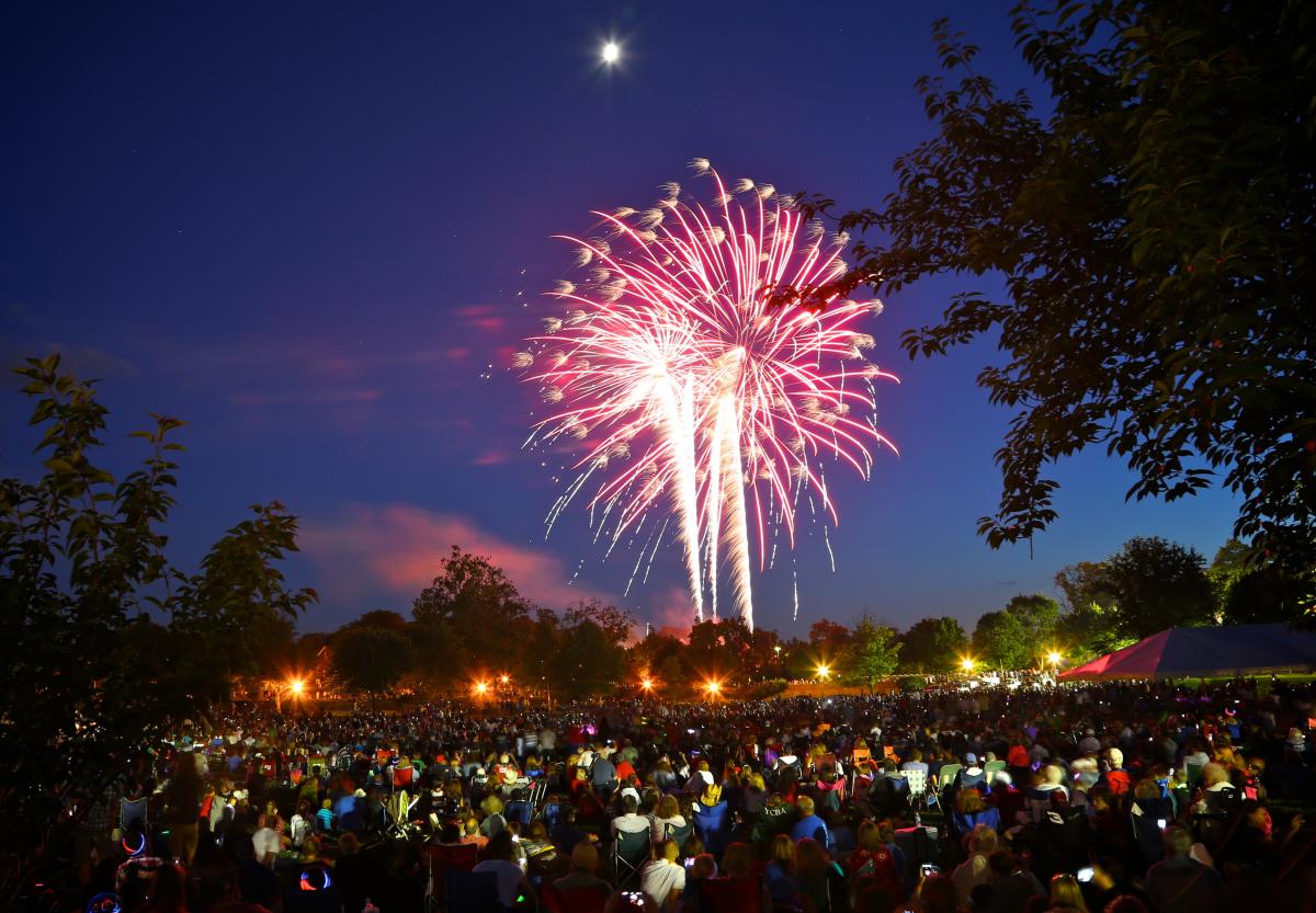 Fourth of July Fireworks in Frederick, MD