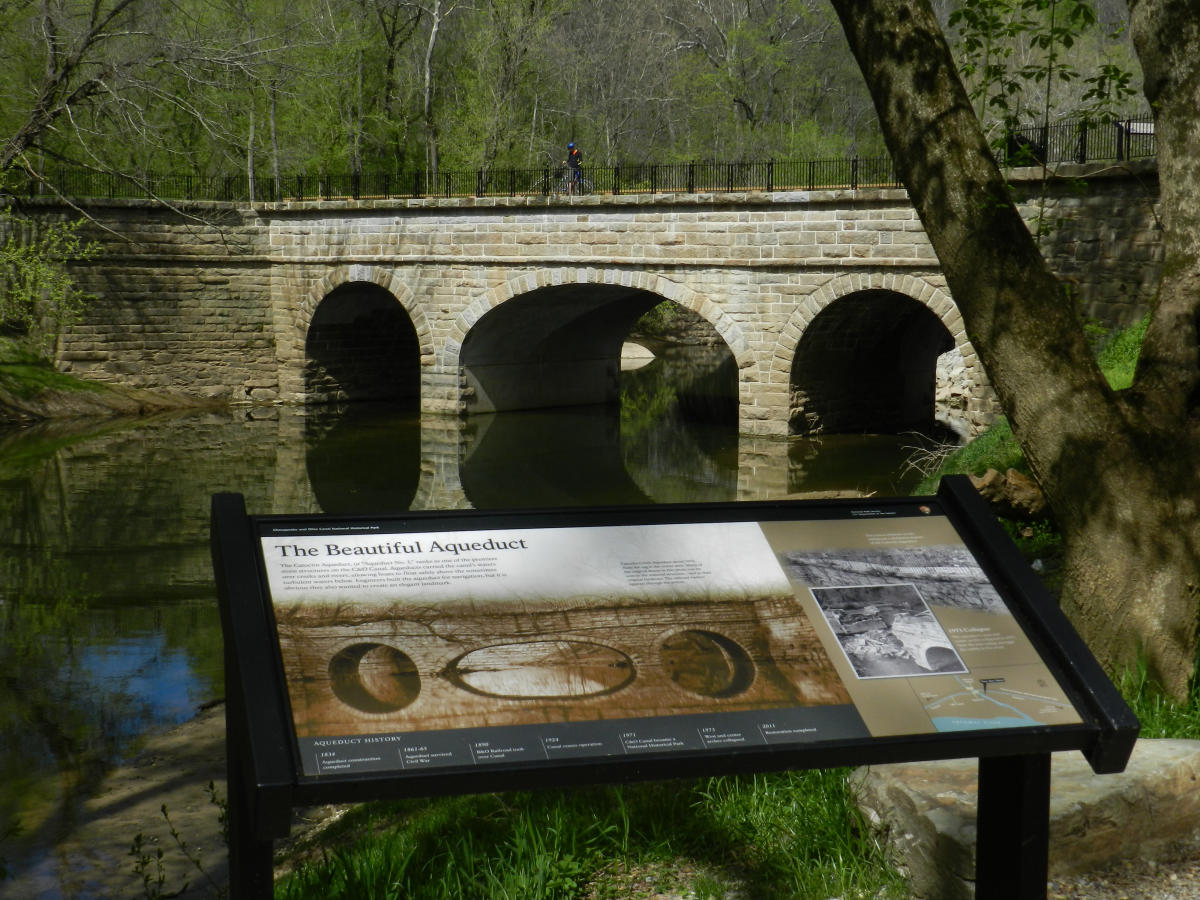 Catoctin Aqueduct with marker
