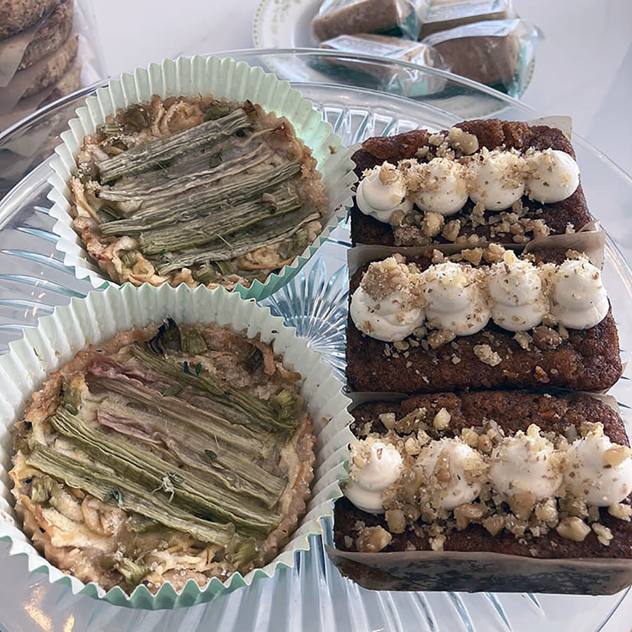 Baked goods vegan from The Station Market and Cafe in Downtown Frederick