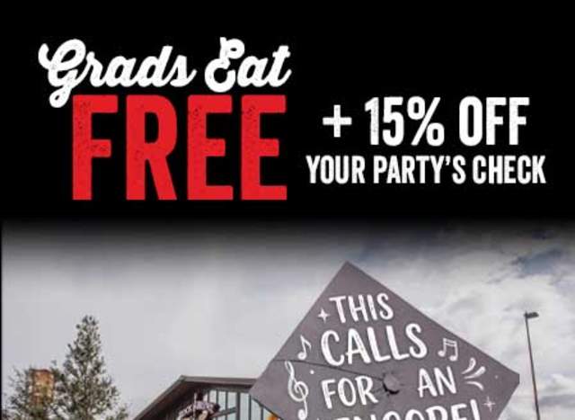 Grads Eat FREE + Book Your 2026 Grad Party!