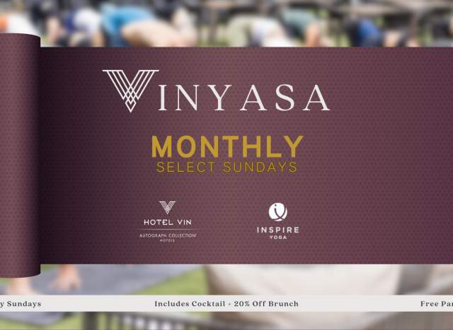 Vinyasa at the Vin | Yoga & Brunch Experience