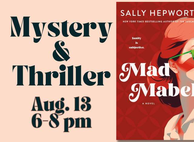August Mystery & Thriller Book Club