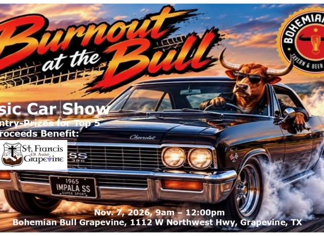 Burnout at The Bull - Classic Car Show