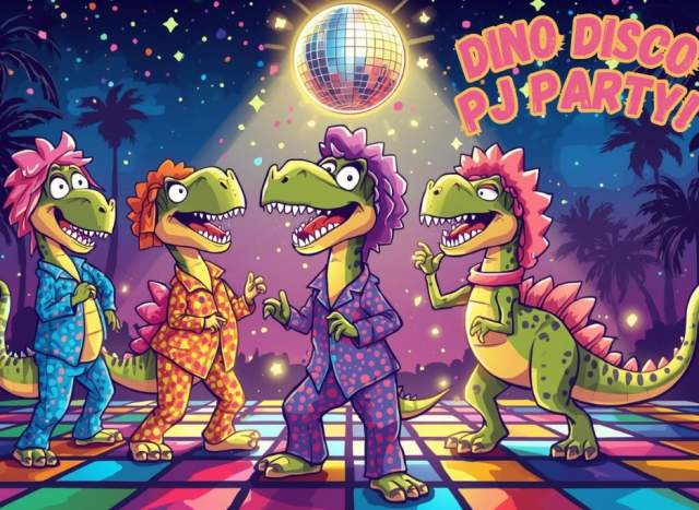 Dinos After Dark: Dino Disco PJ Party Edition