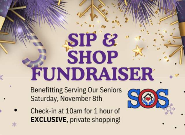 Grapevine Sip & Shop Fundraiser