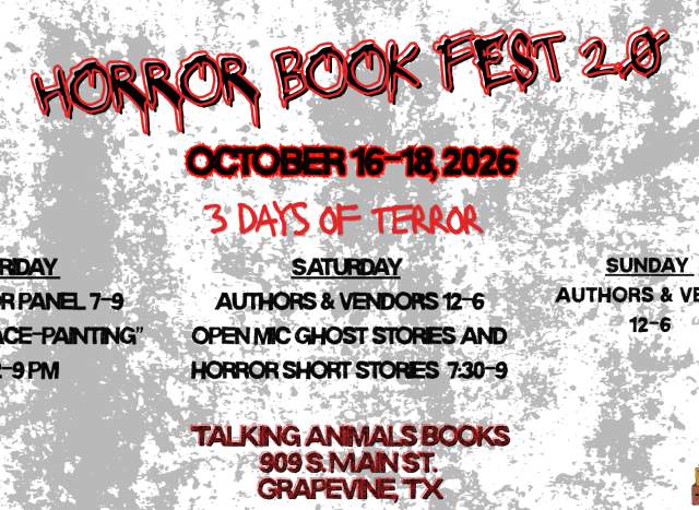 Horror Book Fest at Talking Animals