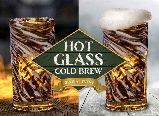 Hot Glass Cold Brew Event at Vetro Glassblowing!