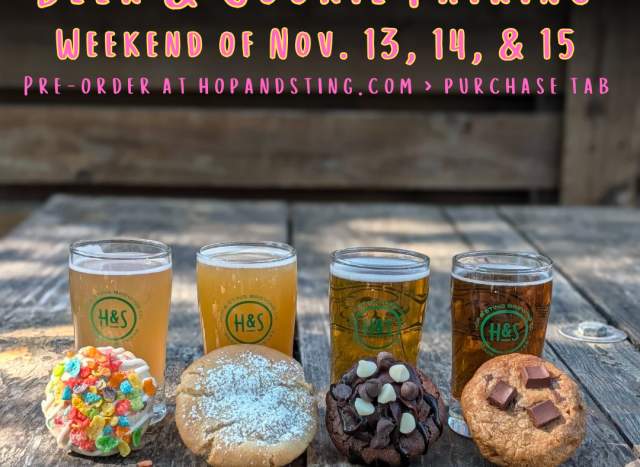 Beer & Cookie Pairing at Hop & Sting Brewing Co.