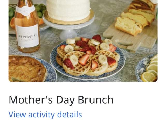 Mother’s Day Brunch Cooking Class