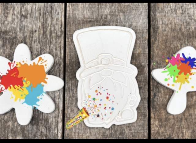 Paint Your Own Ceramic Ornament (or magnet)