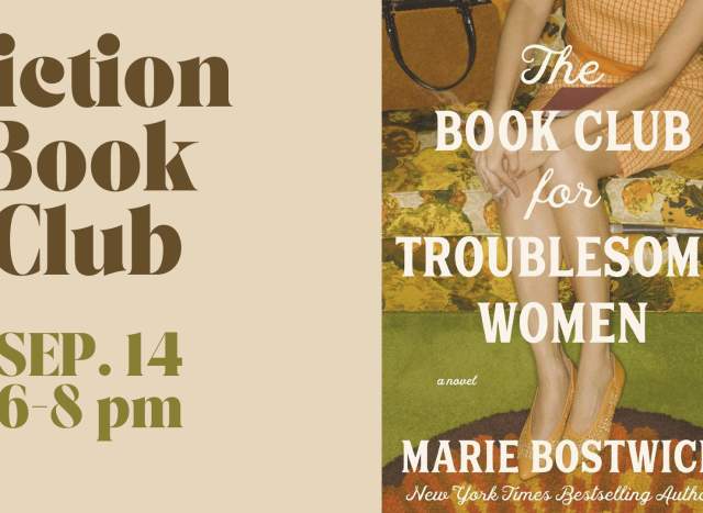 September Fiction Book Club at Talking Animals Books