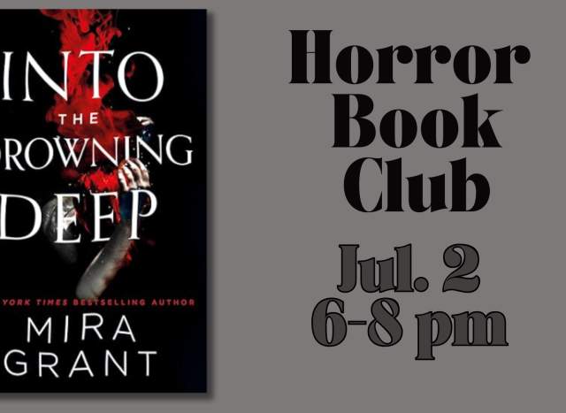 July Horror Book Club at Talking Animals Books