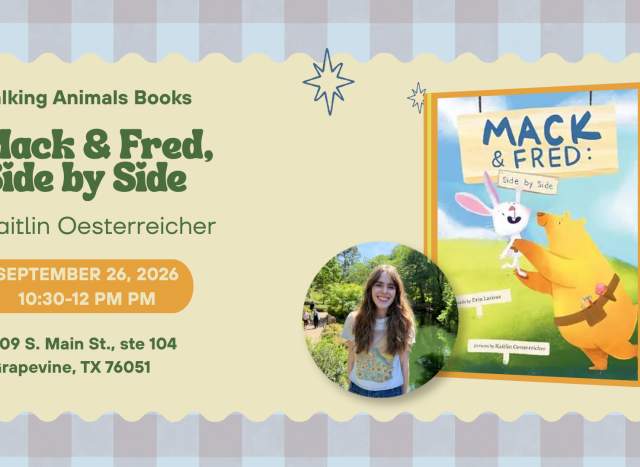Local Illustrator Kaitlin Oesterreicher: Mack & Fred, Side by Side