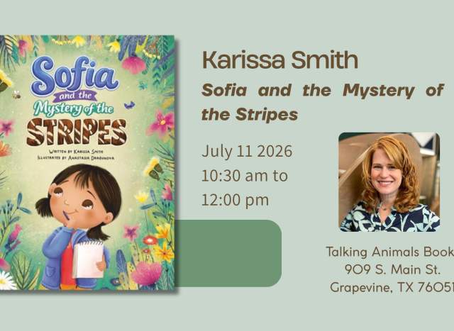 Local Author Karissa Smith: Sofia and the Mystery of the Stripes