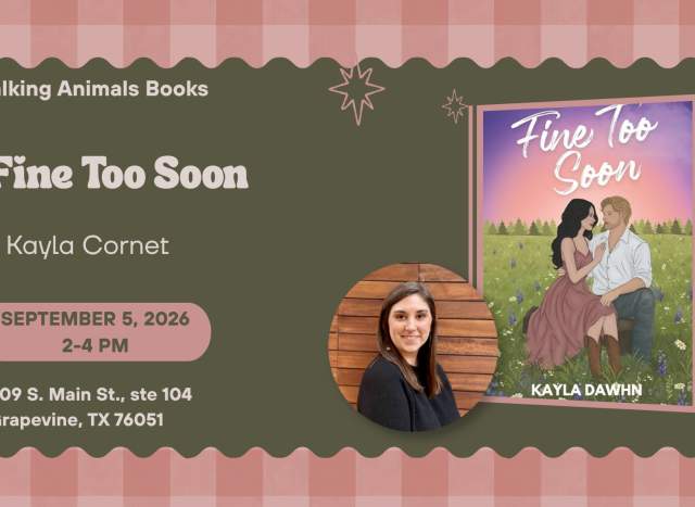 Local Author Kayla Cornet: Fine Too Soon