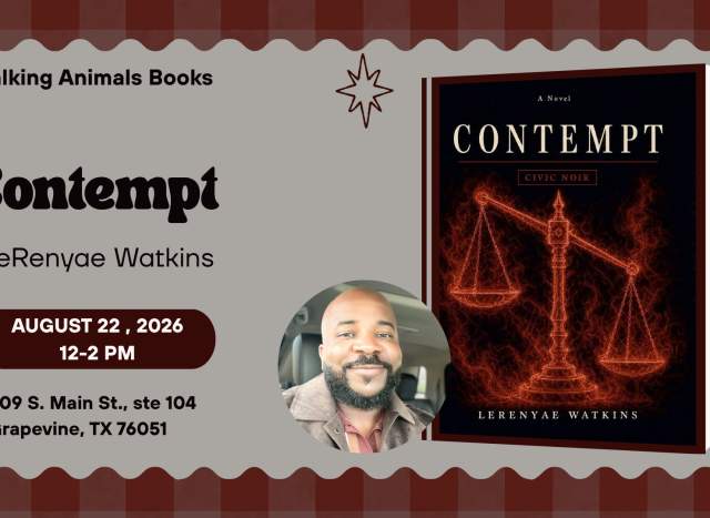 Local Author LeRenyae Watkins: Contempt: Civic Noir