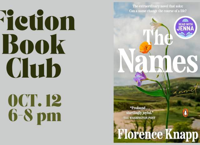 October Fiction Book Club at Talking Animals Books