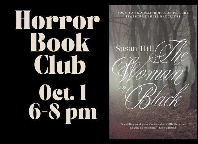 October Horror Book Club at Talking Animals Books
