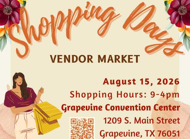 Shopping Days Vendor Market