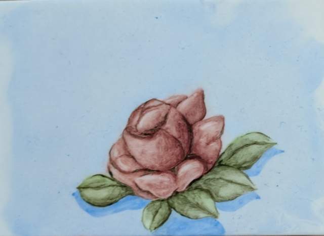 Learn to paint a basic rose