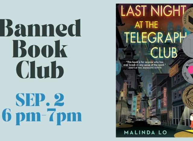 September Banned Book Club at Talking Animals Books