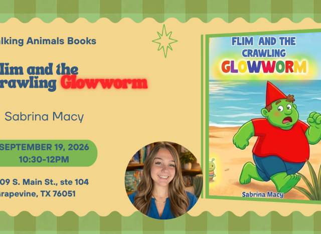 Local Author Sabrina Macy: Flim and the Crawling Glowworm