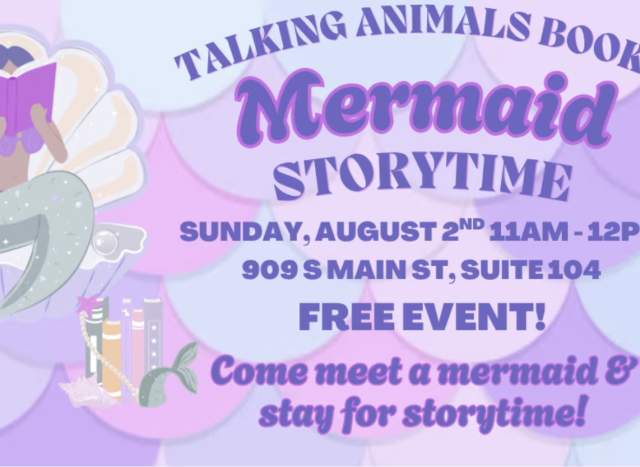 Mermaid Storytime and Meet & Greet at Talking Animals Books