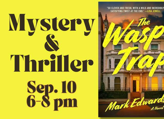 September Mystery & Thriller Book Club at Talking Animals Books