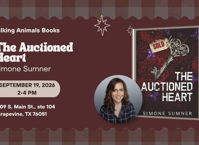 Local Author Simone Sumner: The Auctioned Heart