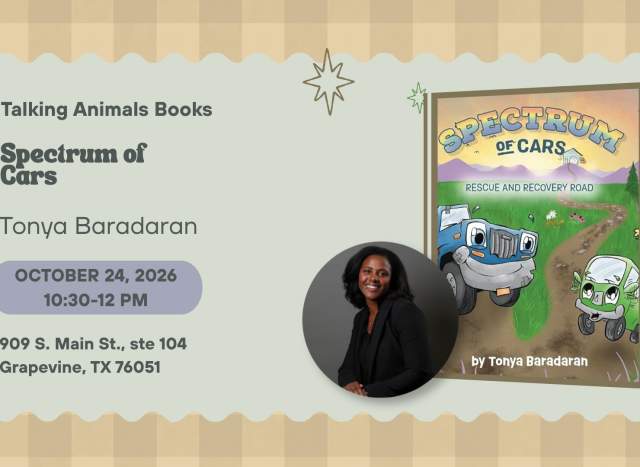 Local Author Tonya Baradaran: Spectrum of Cars