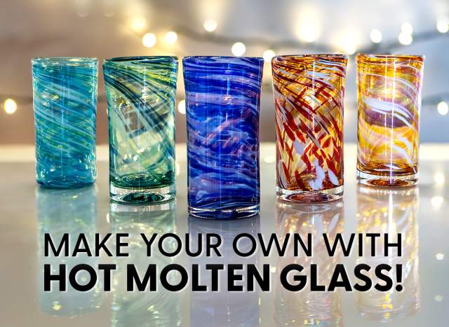 Create a Glass Tumbler at Vetro Glassblowing!