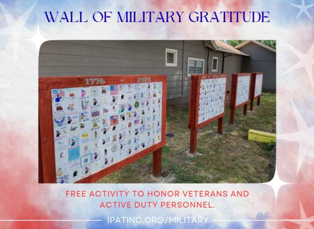 Make a tile for the Wall of Military Gratitude