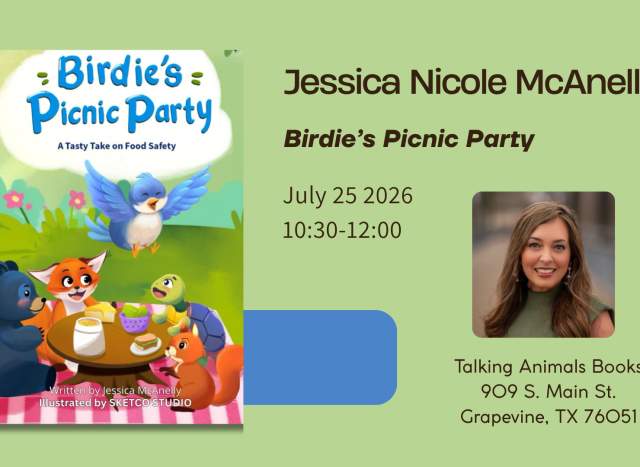 Local Author Jessica Nicole McAnelly: Birdie's Picnic Party: A Tasty Take on Food Safety