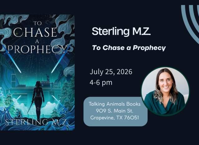 Local Author Sterling MZ: To Chase a Prophecy