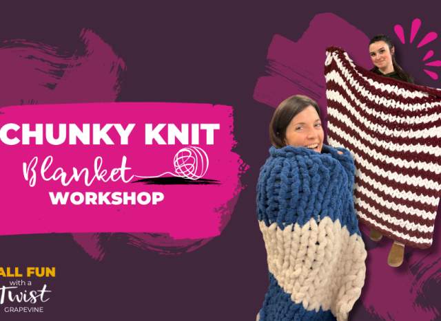Chunky Knit Blanket Workshop