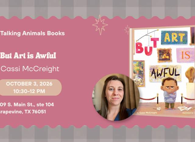 Local Author Cassi McCreight: But Art is Awful