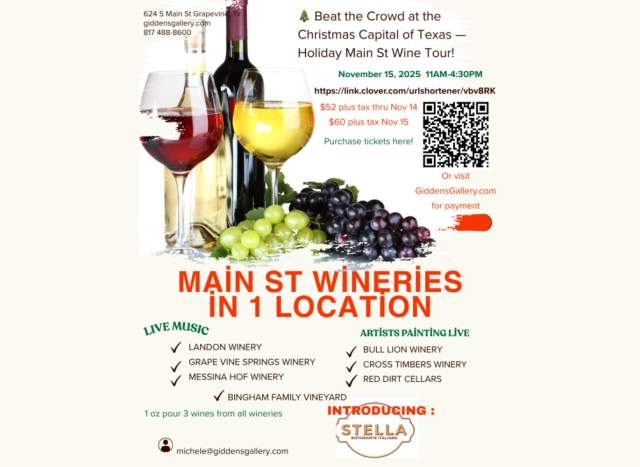 Holiday Main Street Wine Tour