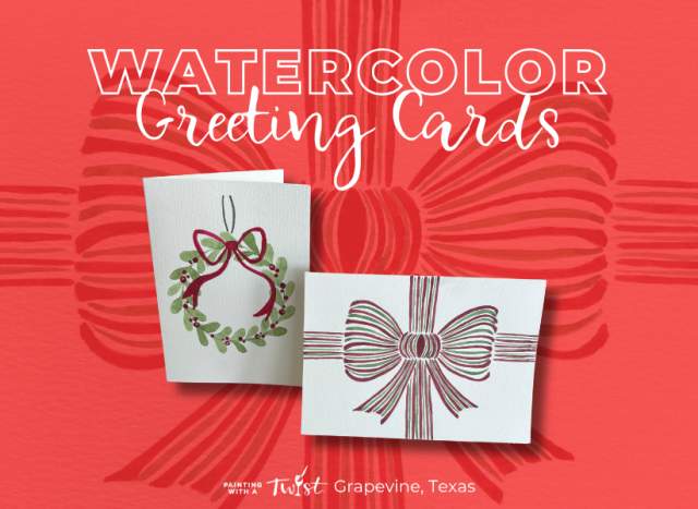 NEW Watercolor Holiday Greeting Cards