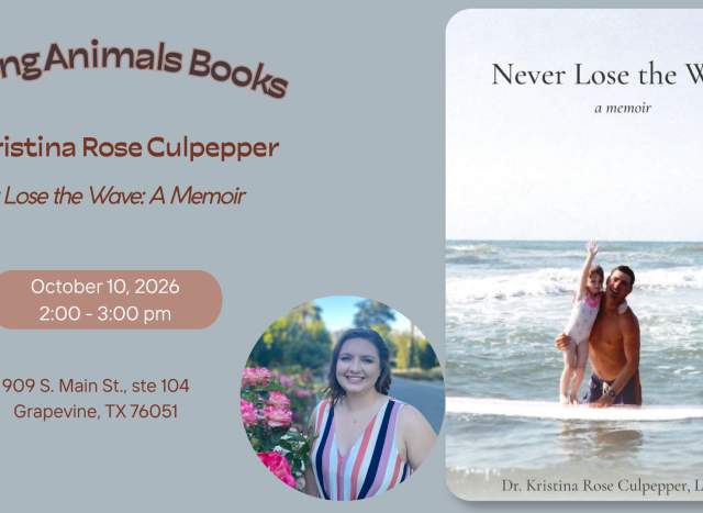 Local Author Dr. Kristina Rose Culpepper: Never Lose the Wave