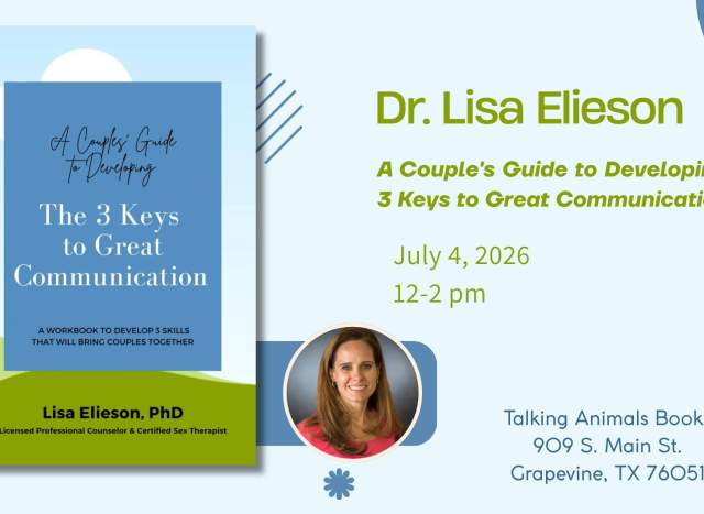 Local Author and Couples Counselor: Lisa Elieson