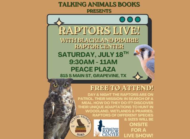 Live Raptor Show with Blackland Prairie Raptor Center