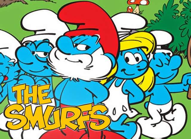 Spring Break Cartoons & Craft - The Smurfs