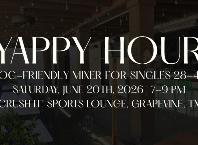 Yappy Hour | Dog-Friendly Mixer For Singles 28-48