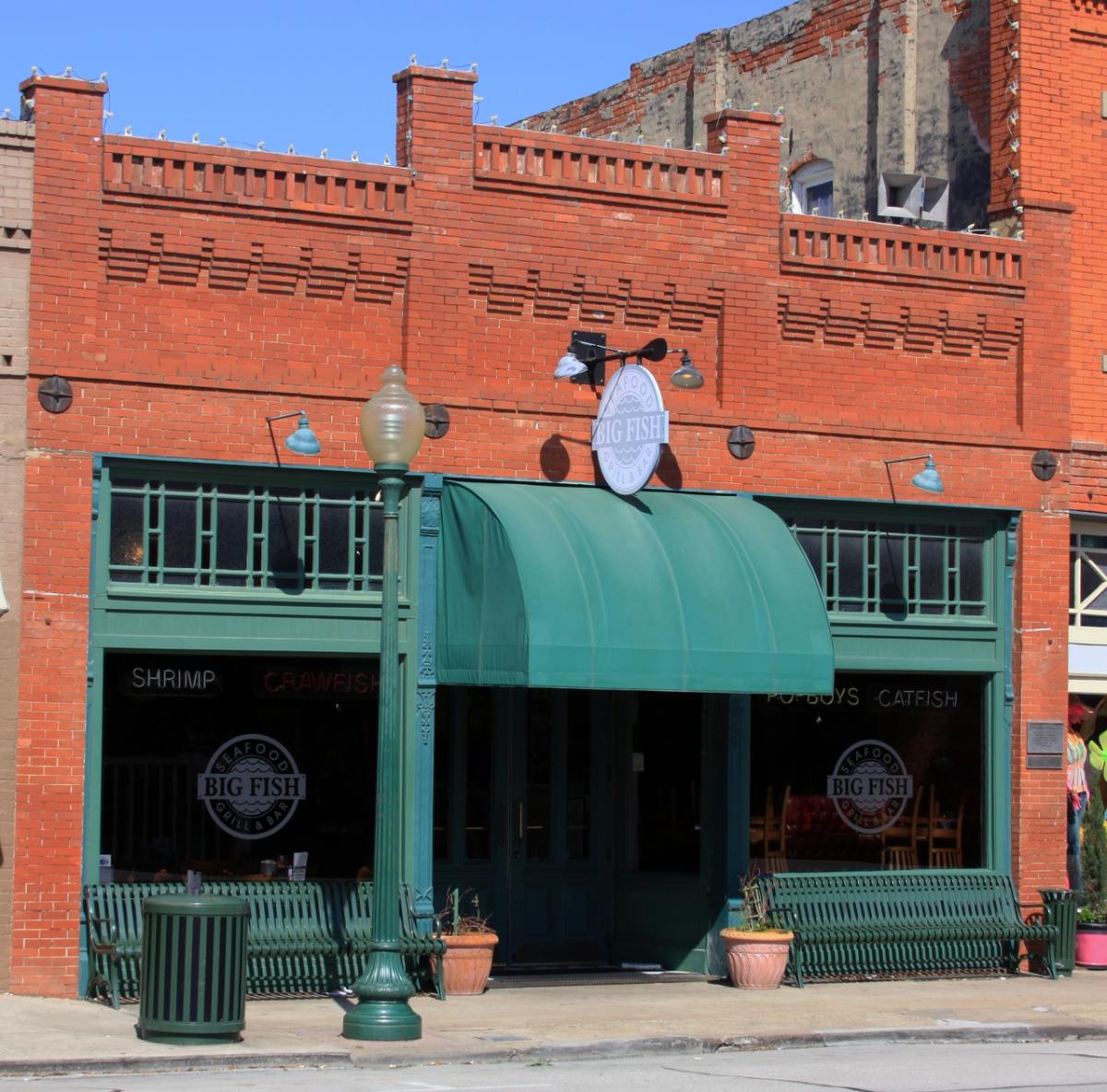 49 - Walking Tour: 414 S. Main St., Big Fish Seafood Grill & Bar