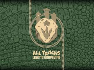 Graphic for All Tracks Lead to Grapevine dinosaur-themed event in Grapevine, Texas