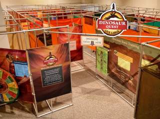 Pictures of Dinosaur Quest Exhibit