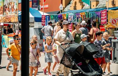 Visitors at Main Street Fest
