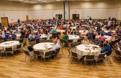 Large group attending an event at the Grapevine Convention Center
